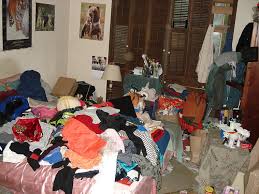 A messy room that looked similar to my daughters